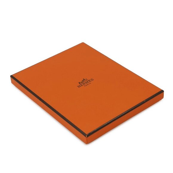 HERMES Petit H Dalmatien Epsom/Togo Leather/Silk Gris Mouette/Rouge Casaque - Picture 5 of 8